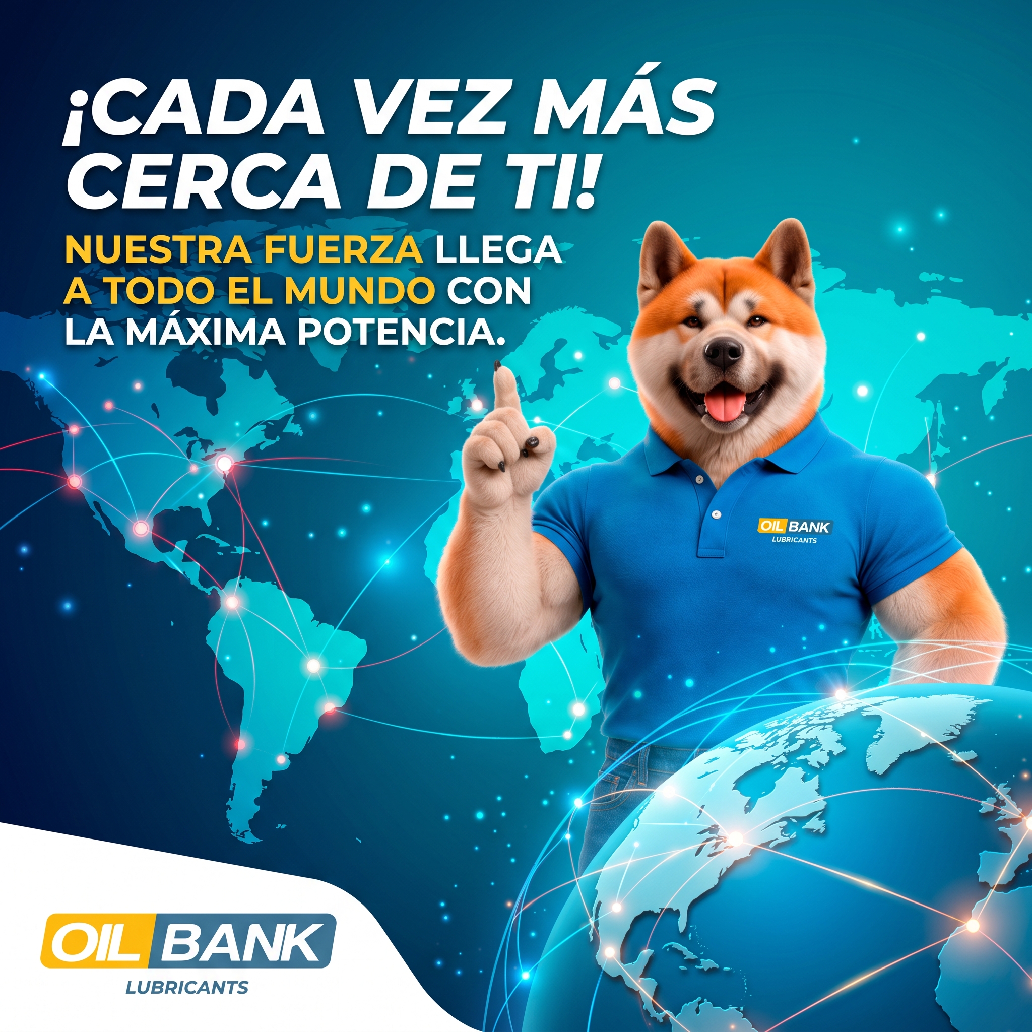 Banki de OilBank invitando a sumarse al poder líquido